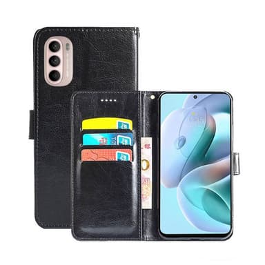 Lompakkokotelo 3-kortti Motorola Moto G41  - musta