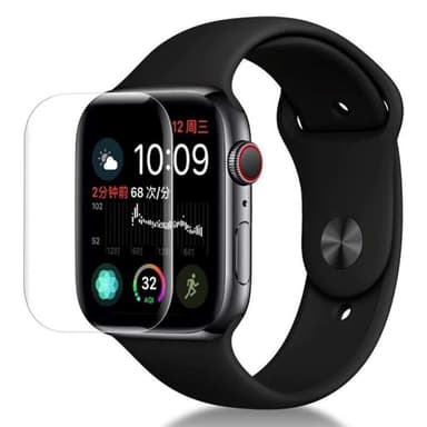 3D-kaareva lasinen näytönsuoja Apple Watch 7 (45mm) - Kirkas