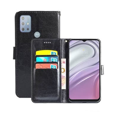 Lompakkokotelo 3-kortti Motorola Moto G20  - musta