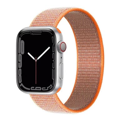 Nylonrannekoru Apple Watch 7 (41mm) -Spicy Orange