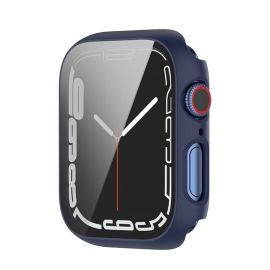 Kansi lasikuorella Apple Watch 7 (41mm) - Sininen