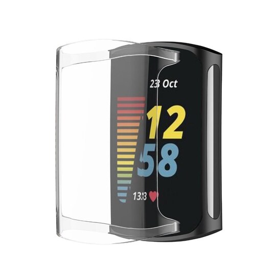 Silikonikuori Fitbit Charge 5 - Läpinäkyvä