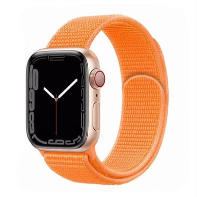 Nylonrannekoru Apple Watch 7 (41mm) -Papaya