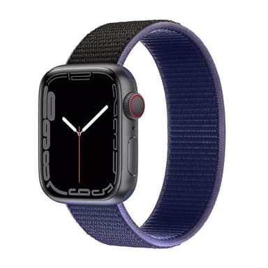 Nylonrannekoru Apple Watch 7 (41mm) -Midnight Black