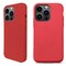 Ympäristöystävällinen Aitoa nahkaa iPhone 13 Pro Max Kotelo - Red