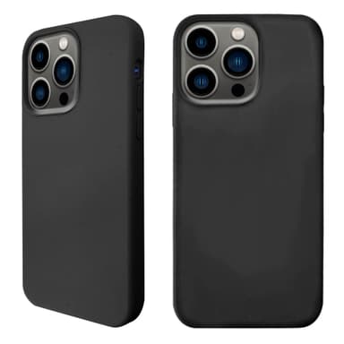 iPhone 13 Pro Nestemäinen silikoni Kotelo- Black