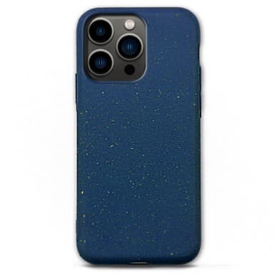 Ympäristöystävällinen Aitoa nahkaa iPhone 13 Pro Max Kotelo - Navy Blue