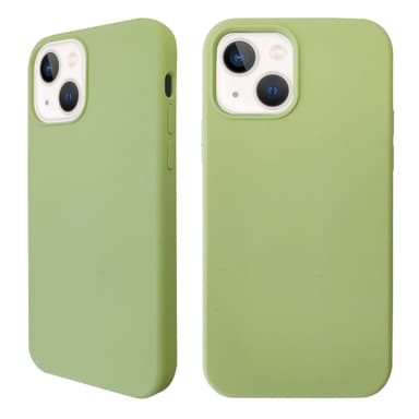 iPhone 13 Nestemäinen silikoni Kotelo- Mint Green