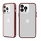 Ympäristöystävällinen Aitoa nahkaa iPhone 13 Pro Max Kotelo - Clear/Red