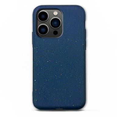 Ympäristöystävällinen Aitoa nahkaa iPhone 13 Pro Kotelo - Navy Blue