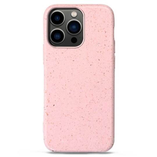 Ympäristöystävällinen Aitoa nahkaa iPhone 13 Pro Max Kotelo - Pink