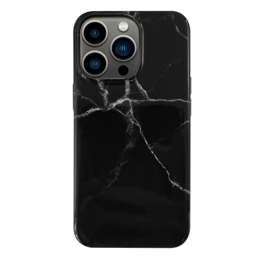 Ympäristöystävällinen painettu iPhone 13 Pro Kotelo - Black Marble