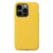 Ympäristöystävällinen Aitoa nahkaa iPhone 13 Pro Kotelo - Yellow