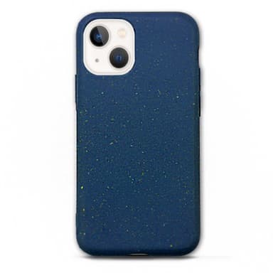 Ympäristöystävällinen Aitoa nahkaa iPhone 13 Kotelo - Navy Blue
