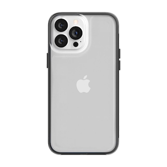 Ympäristöystävällinen Aitoa nahkaa iPhone 13 Pro Kotelo - Clear/Black