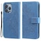 SKALO iPhone 13 Pro Mandala lompakkokotelo - Sininen