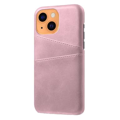SKALO iPhone 13 PU-nahkainen Korttikotelo - Pinkki