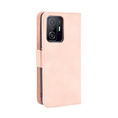SKALO Xiaomi 11T/11T Pro 6-lokeroa Lompakkokotelo - Pinkki