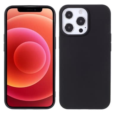SKALO iPhone 13 Pro Max Ultraohut TPU-kuori - Musta