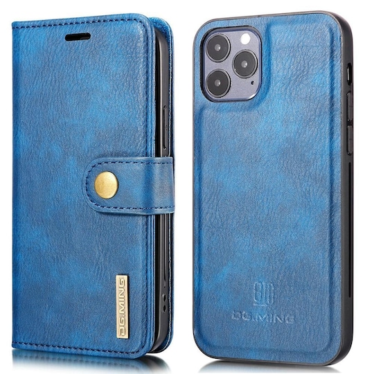 DG MING iPhone 13 Pro 2-in-1 magneetti lompakkokotelo - Sininen