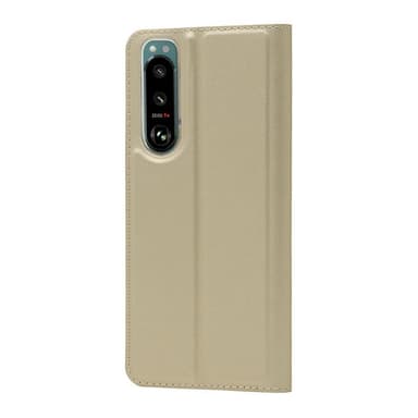 SKALO Sony Xperia 5 III Lompakkokotelo Ultra-ohut muotoilu - Kulta