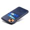 SKALO iPhone 13 Mini PU-nahkainen Korttikotelo - Sininen