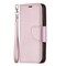 SKALO iPhone 13 Mini Premium Litchi Lompakkokotelo - Ruusukulta