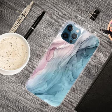SKALO iPhone 13 Pro Max Marmori TPU kuori - #1
