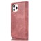 DG MING iPhone 13 2-in-1 magneetti lompakkokotelo - Punainen