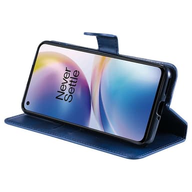 SKALO OnePlus Nord 2 Classic Lompakkokotelo - Sininen