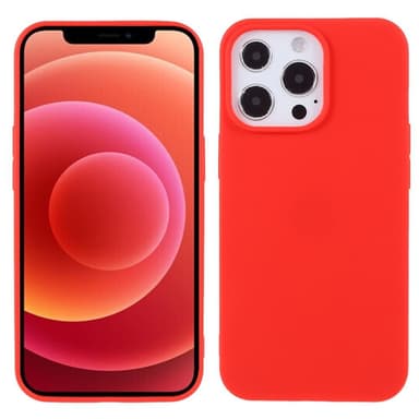 SKALO iPhone 13 Pro Max Ultraohut TPU-kuori - Punainen