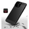 SKALO iPhone 13 Mini Armor Carbon Iskunkestävä TPU suojakuori - Musta