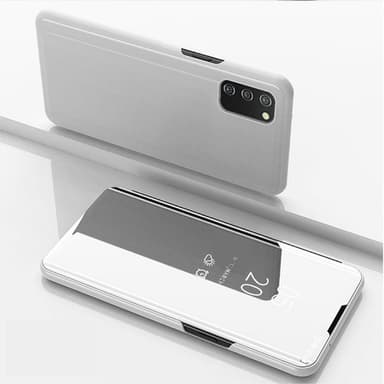 SKALO Samsung A02s / A03s Clear View Mirror Lompakko - Hopea