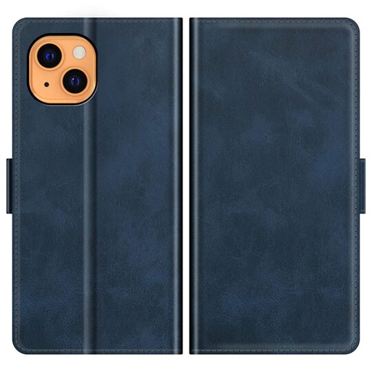 SKALO iPhone 13 Premium Wallet Lompakkokotelo - Sininen