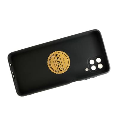 SKALO Samsung A12 Ultraohut TPU-kuori - Musta