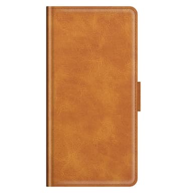 SKALO Samsung A02s / A03s Premium Wallet Lompakkokotelo - Vaaleanruskea