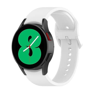 Silikoniranneke Samsung Galaxy Watch 4 Valkoinen