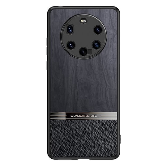 Puukuvioitu iskunkestävä matkapuhelimen kuori mallille Huawei Mate 40