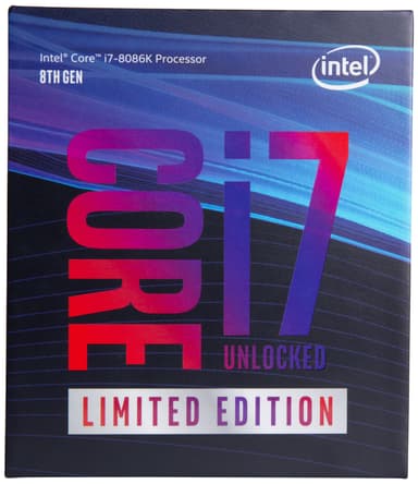 Intel Core i7-8086K Limited Edition prosessori (box)