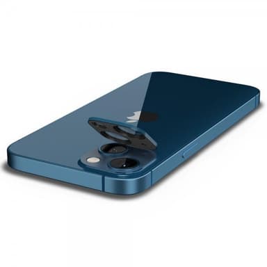 Spigen iPhone 13/iPhone 13 Mini Kameran linssinsuojus Glas.tR Optik 2-Pakkaus Sininen