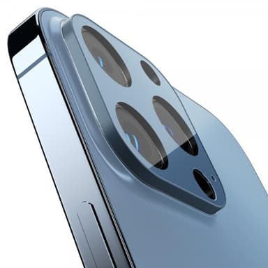 Spigen iPhone 13 Pro/iPhone 13 Pro Max Kameran linssinsuojus Glas.tR Optik 2-Pakkaus Sierra Blue