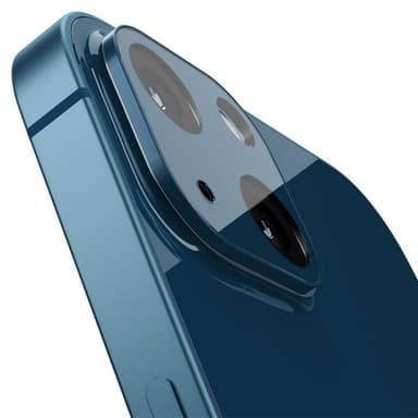 Spigen iPhone 13/iPhone 13 Mini Kameran linssinsuojus Glas.tR Optik 2-Pakkaus Sininen