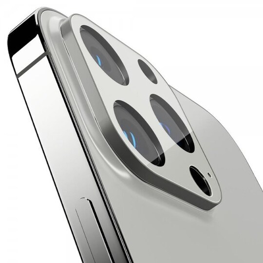 iPhone 13 Pro/iPhone 13 Pro Max Kameran linssinsuojus Glas.tR Optik 2-Pakkaus Hopea