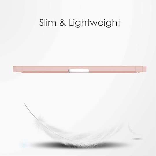 Kynäkotelolla varustettu kotelo, joka on yhteensopiva iPad Mini 6 Pinkin kanssa