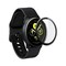 Näytönsuoja Samsung Watch Active 2:lle 40 mm läpinäkyvä / musta