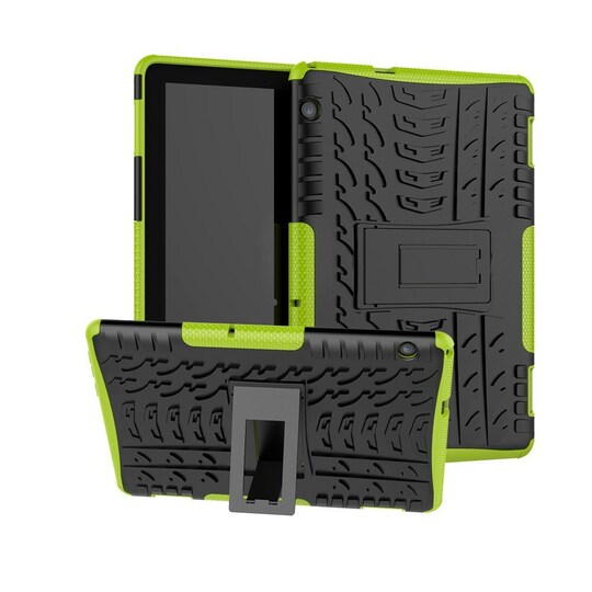Jalustan kotelo yhteensopiva Huawei MediaPad T5 10 Black/Green kanssa