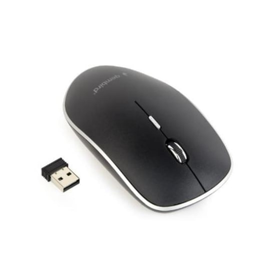 Gembird Silent langaton optinen hiiri MUSW-4BS-01 USB, musta