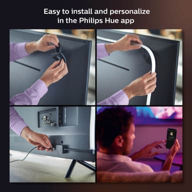 Philips Hue Gradient valonauha TV 75"