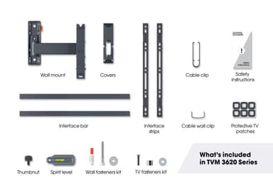 Vogels COMFORT Full Motion TV seinäteline TVM3625