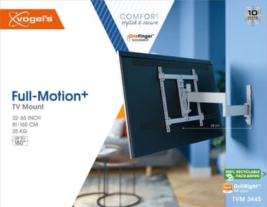Vogels COMFORT Full Motion+ TV seinäteline TVM3445 (valkoinen)